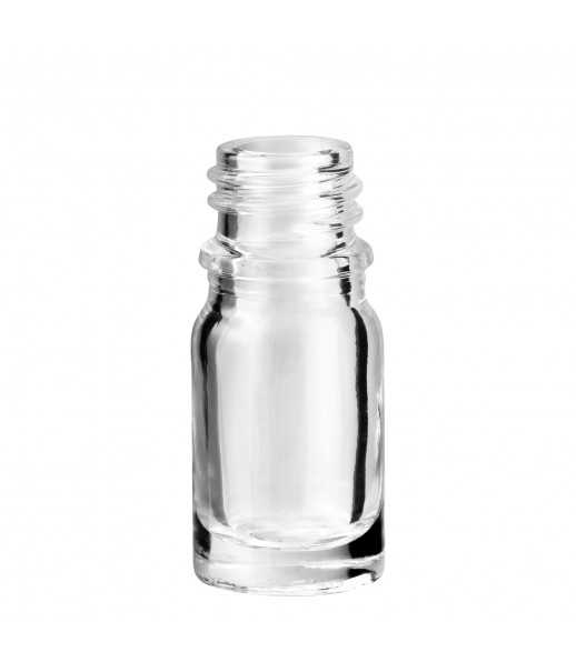 Klaaspudel 5 ml värvitu